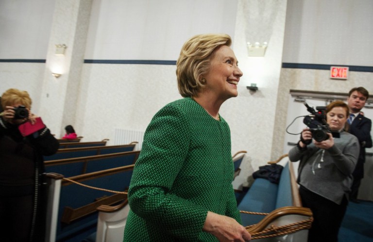 Hillary Clinton topped Donald Trump on a variety of other key issues, from healthcare to immigration to nominating Supreme Court justices. (AP Photo)