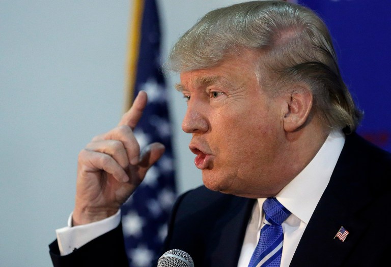 The Republican presidential nominee has been outspoken against the media in recent months, calling them 