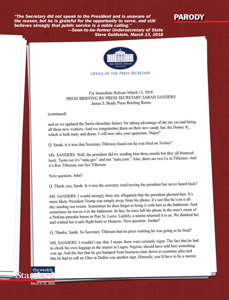 Breaking the News to Rex