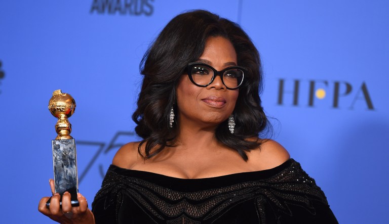 Considering the crowd Oprah fundraises for, it's probably more than likely that she would have a heart to heart with the analysts over at the Brookings Institution or ThinkProgress. (Photo by Jordan Strauss/Invision/AP)