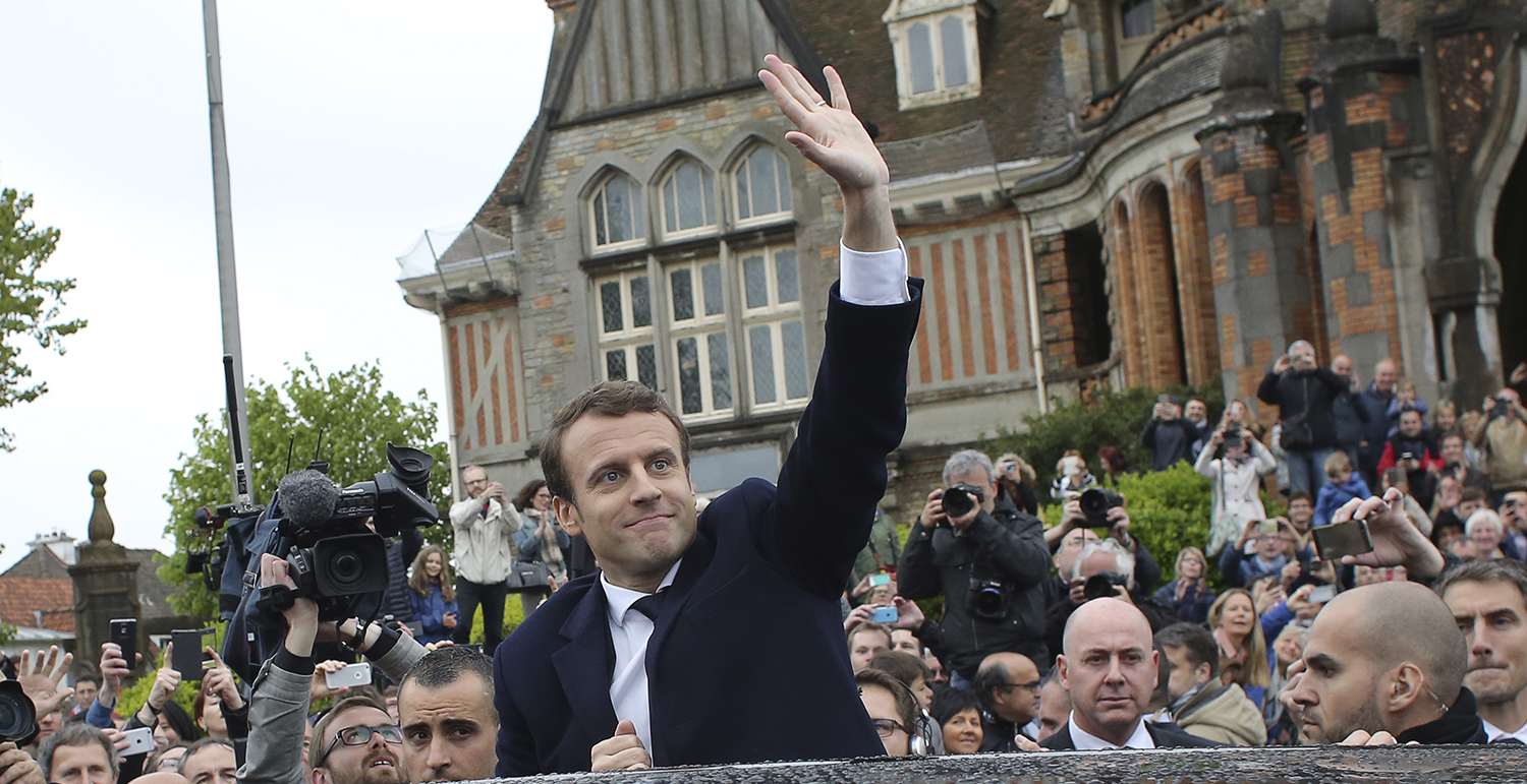 Emmanuel Macron projected to be France’s next president