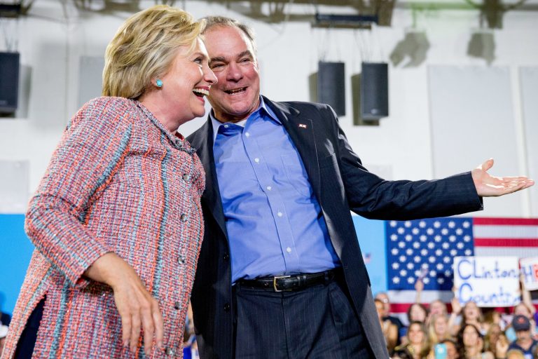 Tim Kaine makes sense on multiple levels. He's a safe choice for Hillary Clinton, since he's not bombastic but still very liberal. (AP Photo)