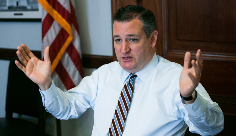 Sen. Ted Cruz, R-Texas, said President Trump directed the EPA and the Agriculture Department to sit down with him and the senators to find a regulatory fix. (Graeme Jennings/Washington Examiner)