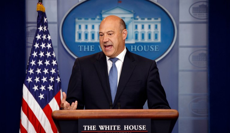 The public will judge this bill, Trump advisor Gary Cohn said, on 
