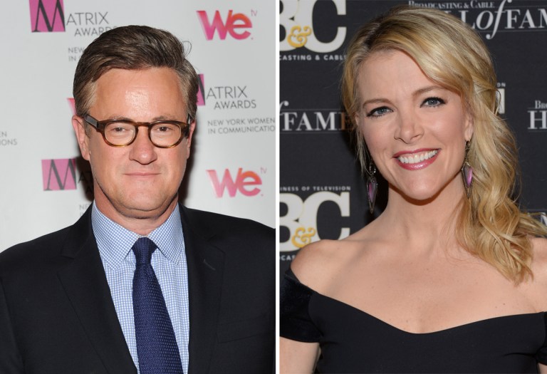 MSNBC's Joe Scarborough Friday tweeted a joke about Fox News anchor Megyn Kelly's clothes. (AP Photos)