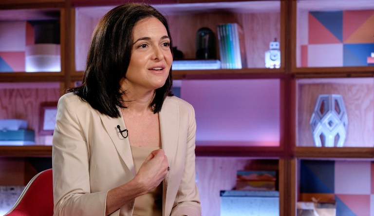 Facebook COO Sheryl Sandberg said, 