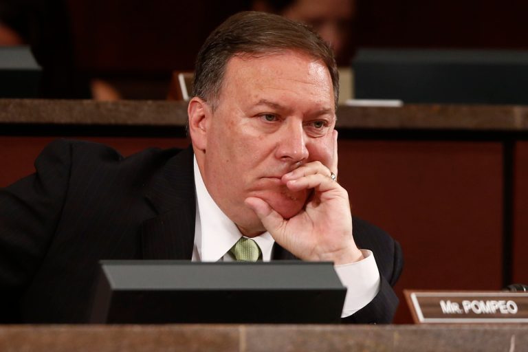 Rep. Mike Pompeo, R-Kan., said President Obama should release prisoners who are not regarded as a threat to the United States. (AP File)