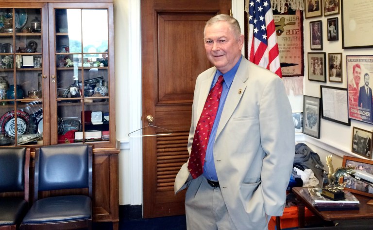 Rep. Dana Rohrabacher, R-Calif., takes more direct aim at changing immigration policy beyond simply raising border funding. He is opposed to the diversity program as it is constructed and hopes a system that favors wealthy immigrants would bring talented people to the United States. (AP Photo/Maria Danilova)