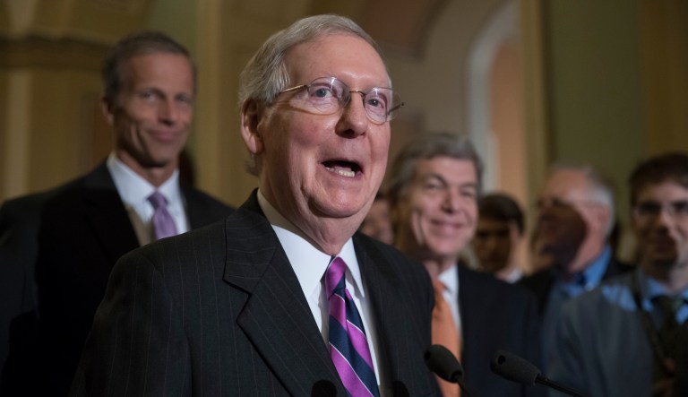 Senate Majority Leader Mitch McConnell acknowledged that Republicans face a 