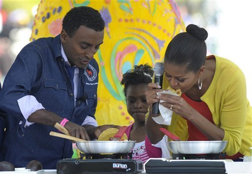Michelle Obama: ‘Veggies aren’t really a choice’