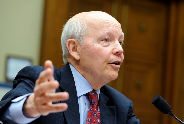 IRS Commissioner John Koskinen testifies on Capitol Hill in Washington, Wednesday, July 23, 2014, before the House Oversight and Government Reform Subcommittee on Economic Growth, Job Creation, and Regulatory Affairs hearing on the IRS' response to the targeting of conservative organizations. (AP Photo)
