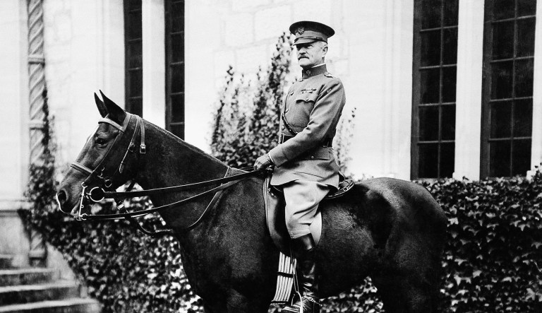 Trump resurrected an apparent urban legend about U.S. Gen. John Pershing executing dozens of Muslim prisoners with bullets dipped in pigs blood. (AP Photo)