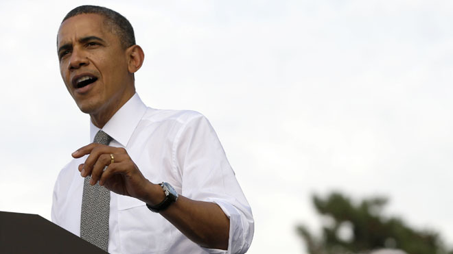 Obama in Ohio: Magic gone, the president grinds it out