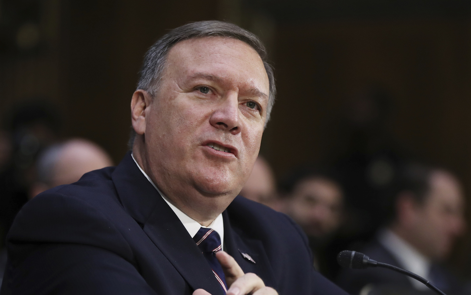 Pompeo assures Democrats he’ll stand up to Trump on torture, Russia