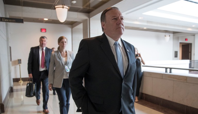 Pompeo said Thursday he is 