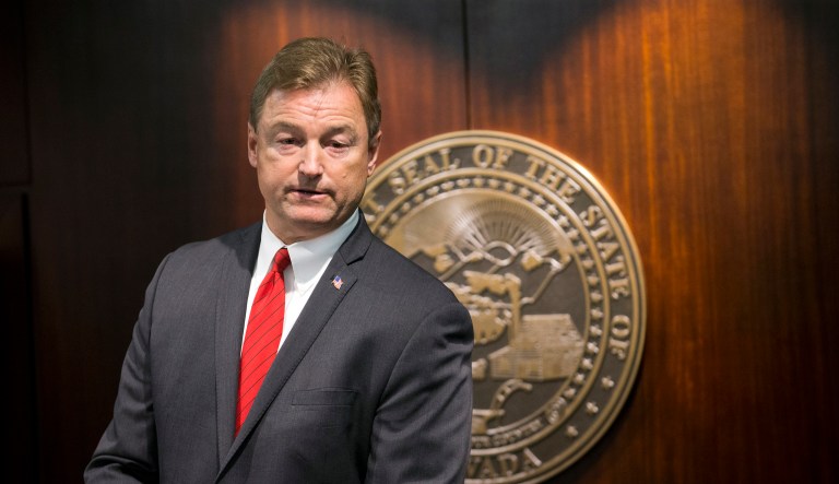 Heller is one of five Republican senators to come out against the Senate GOP healthcare plan since its release last week. (Erik Verduzco/Las Vegas Review-Journal vía AP)