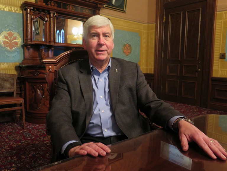 A congressman on the House Oversight and Government Reform Committee issue a subpoena to Michigan Gov. Rick Snyder to understand 