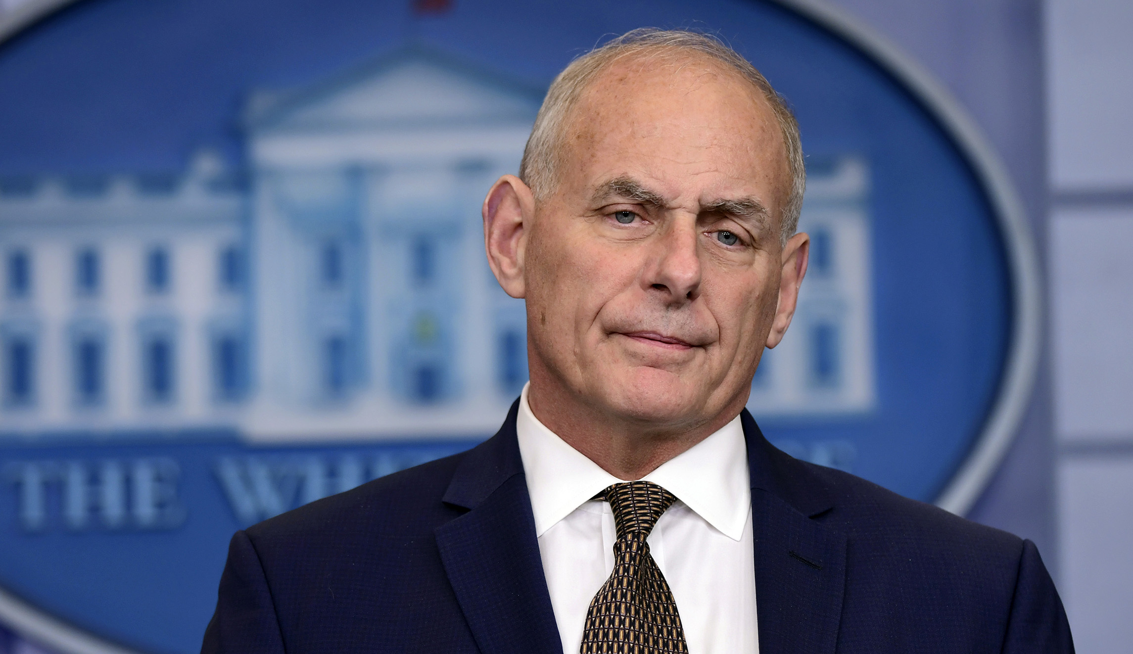 John Kelly defends Trump’s outreach to Gold Star families in emotional press briefing