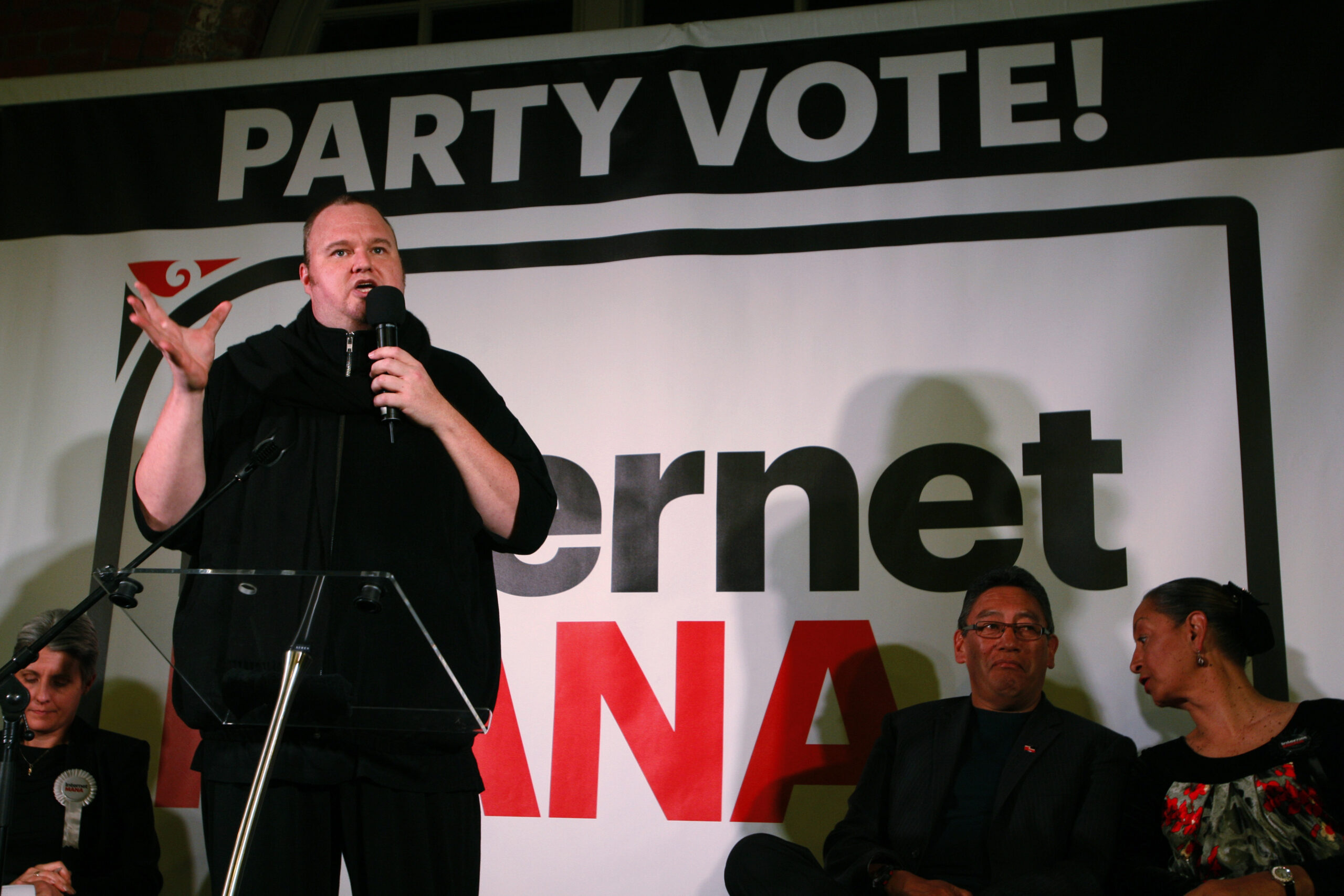Kim Dotcom’s party poised to win New Zealand seats