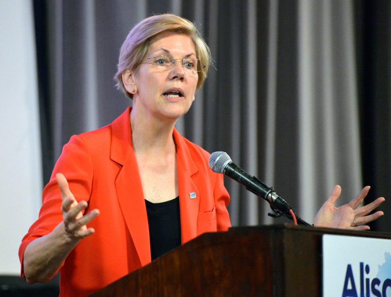 Maine Sen. Elizabeth Warren criticized President Obama's allegiance to Wall Street. (AP Photo)