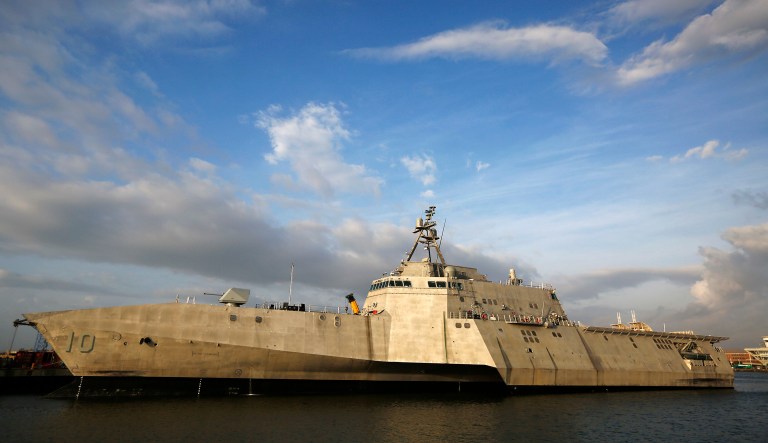The White House is requesting to move $500 million into the Navy shipbuilding account to pay for the second ship. (AP Photo/Brynn Anderson)