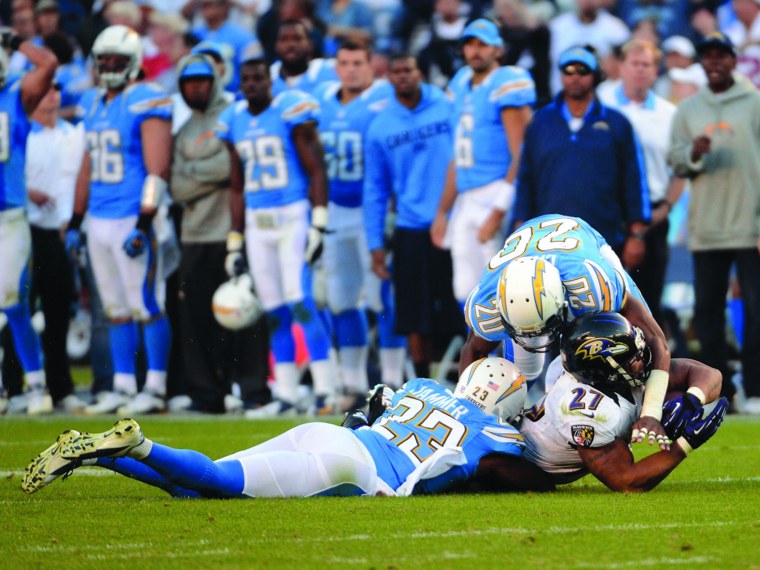 Ravens’ Rice goes fourth and conquers