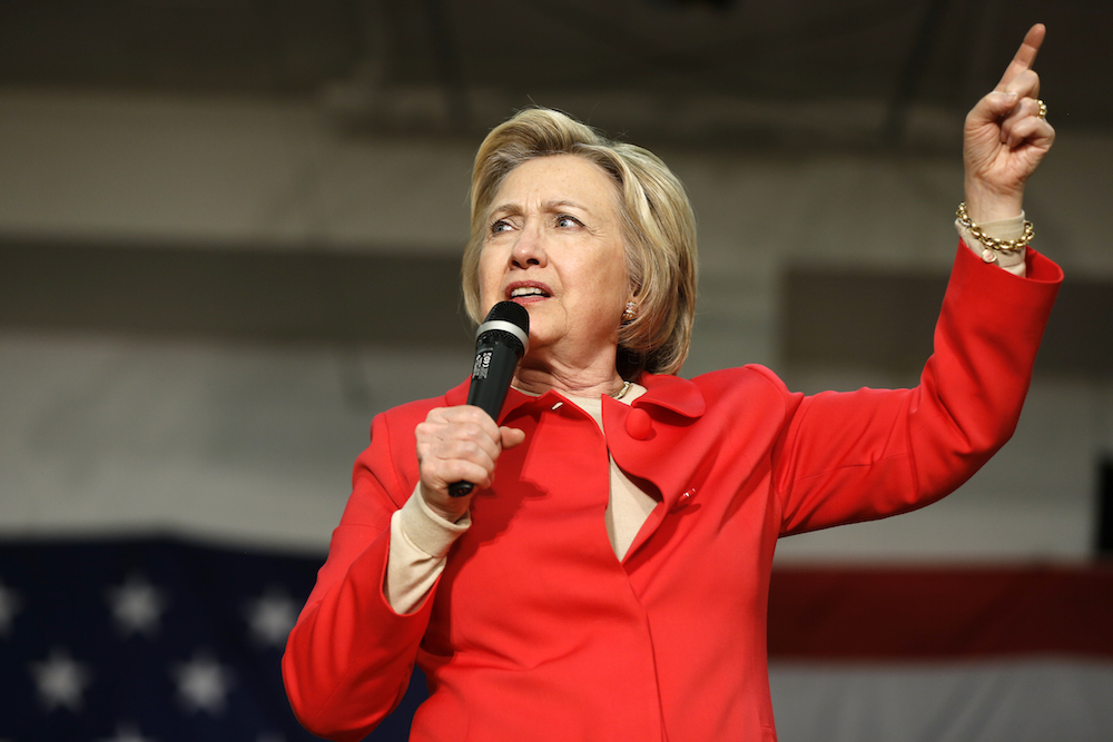 Feeling inevitable again, Clinton starts VP search