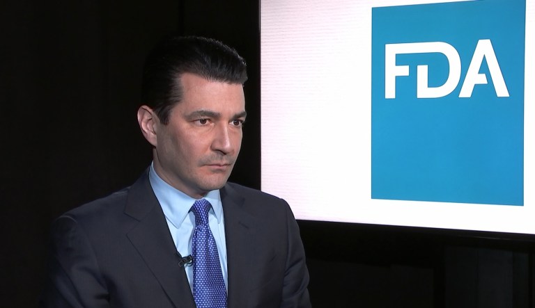 Scott Gottlieb said consolidation and contracting schemes discourages the development of new biosimilars. (AP Photo/Kathy Young)