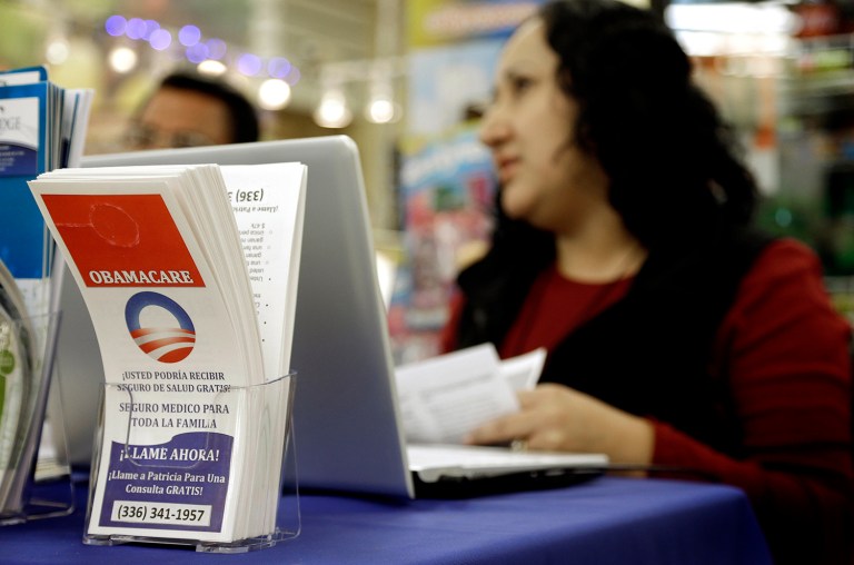 Freezing enrollment would cap the number of people within Obamacare. (AP Photo/Gerry Broome)