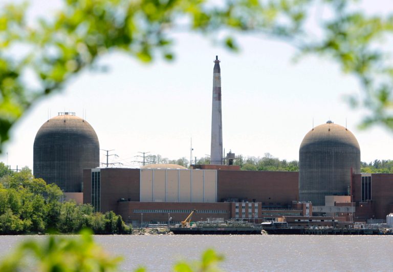 The nuclear power plant at Indian Point in Buchanan, N.Y., is pictured in May 2011. (AP Photo/Seth Wenig, File)