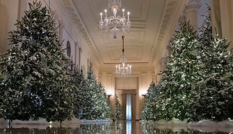 The Cross Hall are decorated with 