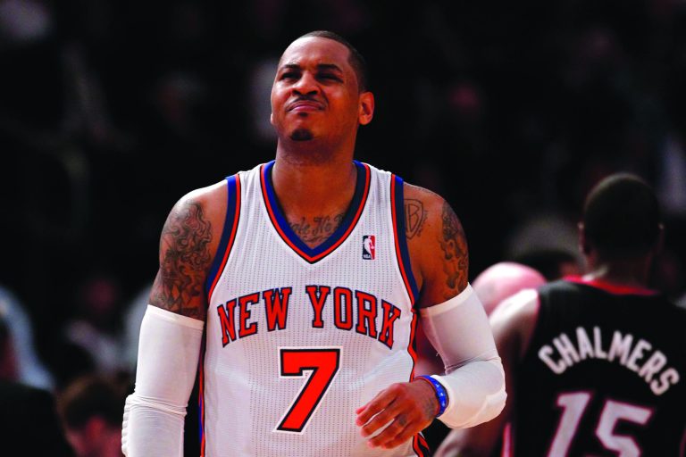 Jeff Zelevansky/Getty Images
Carmelo Anthony