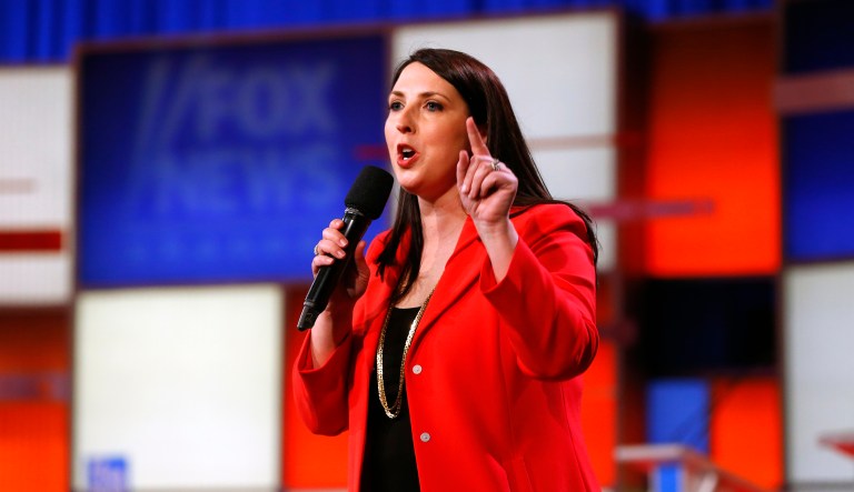 McDaniel was discussing Sen. Jeff Flake, R-Ariz., who is up for re-election in 2018 and has recently spoken out against Trump's policies and rhetoric. (AP Photo/Paul Sancya)