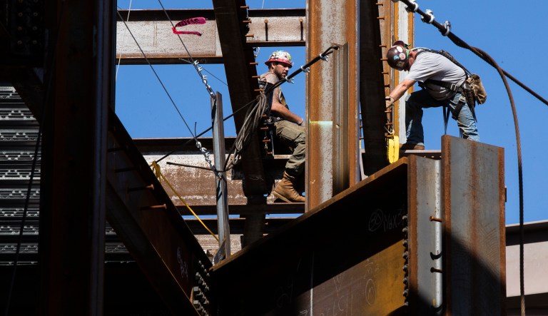 Business lobbyists have been pushing the Trump administration to undo a rule encouraging federal agencies to require project labor agreements, collective bargaining agreements unique to the construction industry, in contracts exceeding $25 million. (AP Photo/Matt Rourke)