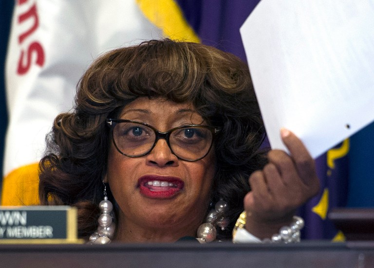 Rep. Corrine Brown will go to trial in September, just two months before voters head to the polls. (AP Photo/Cliff Owen, File)
