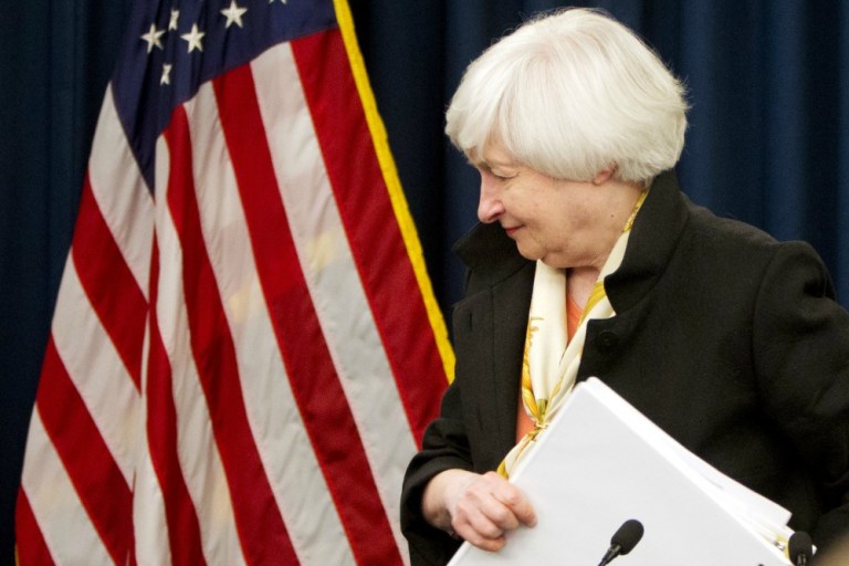 The latest projections and statements from Fed officials like Janet Yellen envision weaker global growth and rule out the possibility of a robust recovery like previous ones. (AP Photo)