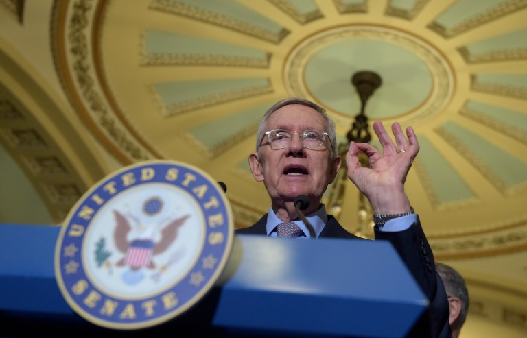 RealClearPolitics says a Republican is likely to replace Reid in the Senate next year. (AP Photo/Susan Walsh, File)