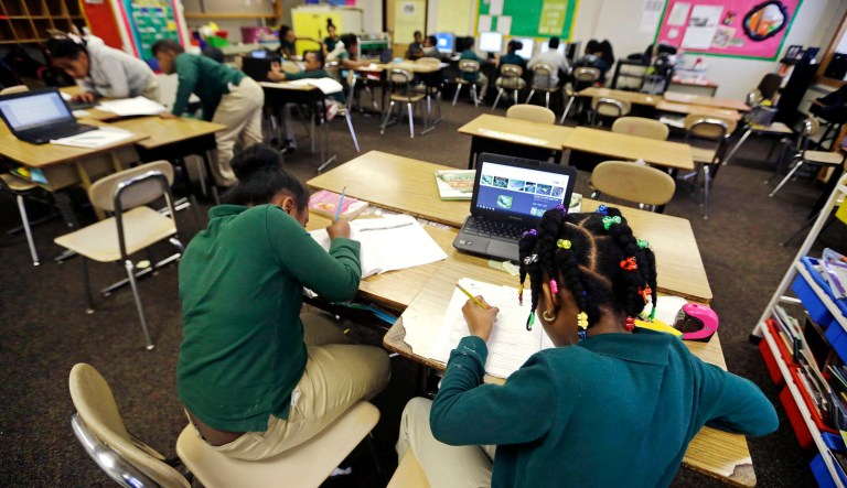 A new poll shows support for charter schools and voucher programs is high among millennials. (AP Photo/Elise Amendola)