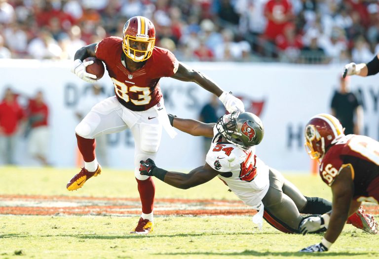 Brian Blanco/AP
Redskins tight end Fred Davis had 24 catches for 325 yards in seven games before injuring his Achilles tendon.