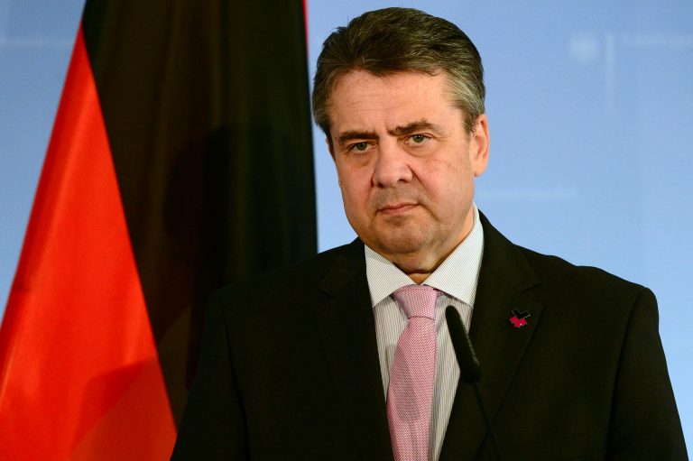 German Foreign Minister Sigmar Gabriel called President Trump's policies 