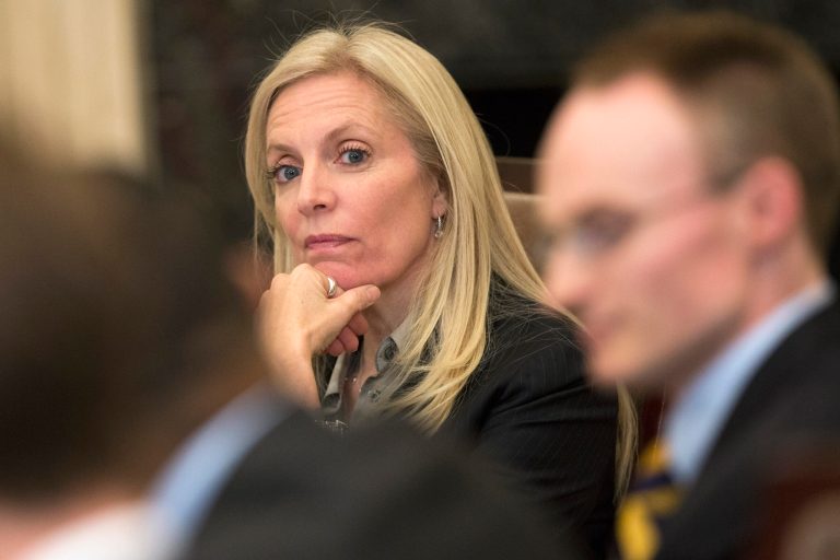 Federal Reserve Board of Governors member Lael Brainard again suggested that she has a different, and more pessimistic view of the economy's trajectory than does Fed chairwoman Janet Yellen. (AP Photo/Evan Vucci)