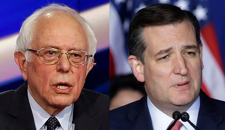 Sens. Bernie Sanders, I-Vt., and Ted Cruz, R-Texas, will debate the Republican tax plan next week in an event hosted by CNN. (AP Photo/Pablo Martinez Monsivais)