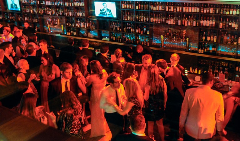 A White House Correspondents' Association Dinner party in D.C. (Photo by William B. Plowman/Invision for BuzzFeed/AP Images)