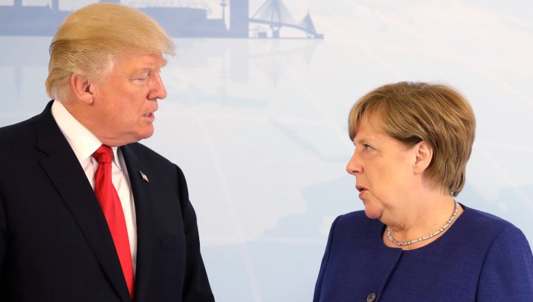 North Korea's nuclear ambitions are also expected to factor heavily into discussions Friday at the G-20 summit. (AP Photo/Matthias Schrader, pool)