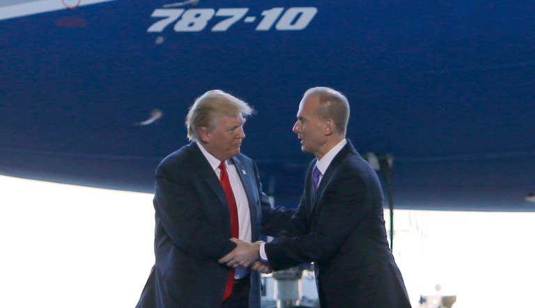 Four members of the manufacturing council have departed following deadly racist violence in Charlottesville, Va., and controversy over Trump's handling of it. (AP Photo/Mic Smith)