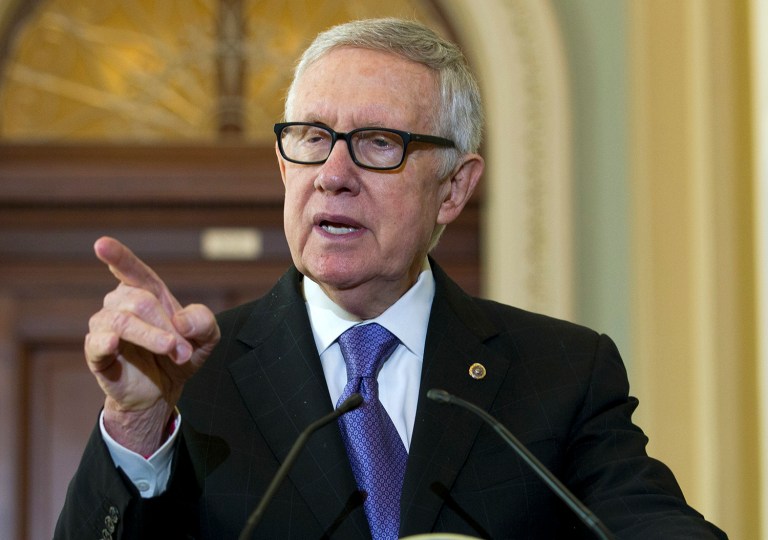 Senate Minority Leader Harry Reid released a bitter and vicious statement Friday blasting the president-elect for 