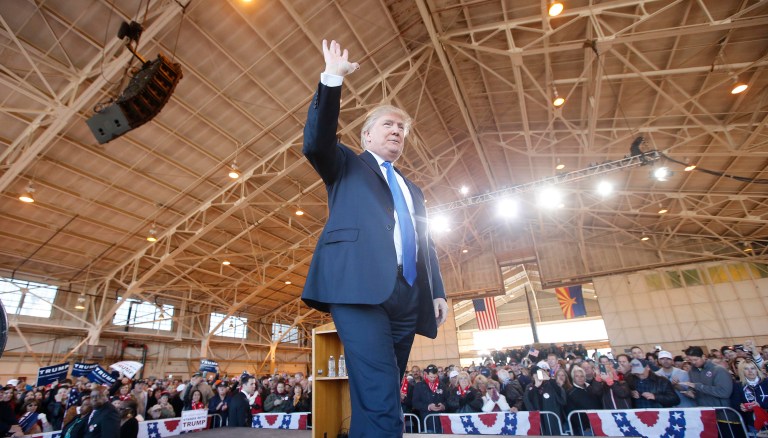 Donald Trump has added 11 more electoral votes to his tab after securing Arizona two days after Election Day. (AP Photo/Ross D. Franklin)