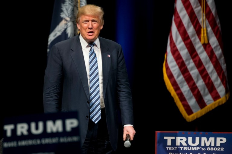 Paul Weber, who serves as chief executive of CitizenLink penned an open letter Wednesday to Donald Trump that contains eight questions about his record and some of the controversial statements he's made. (AP Photo)