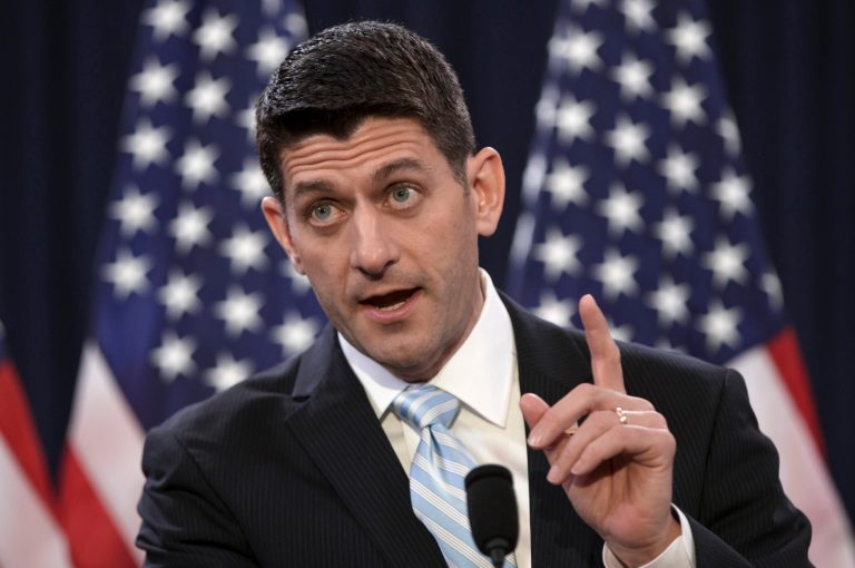 House Speaker Paul Ryan shot down the idea that he should enter the 2016 presidential race to unite the Republican Party. (AP Photo/J. Scott Applewhite)