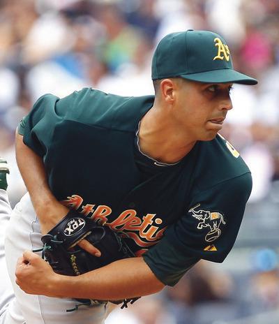 Paul J. Bereswill/AP
Starting pitcher Gio Gonzalez went 16-12 with a 3.12 ERA and was named to the All-Star team last season with the Oakland A's.